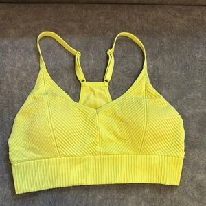 Yellow Women's Sports Bra